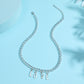 diy simple handmade alloy English word letter necklace hip-hop couple pendant short chain men and women