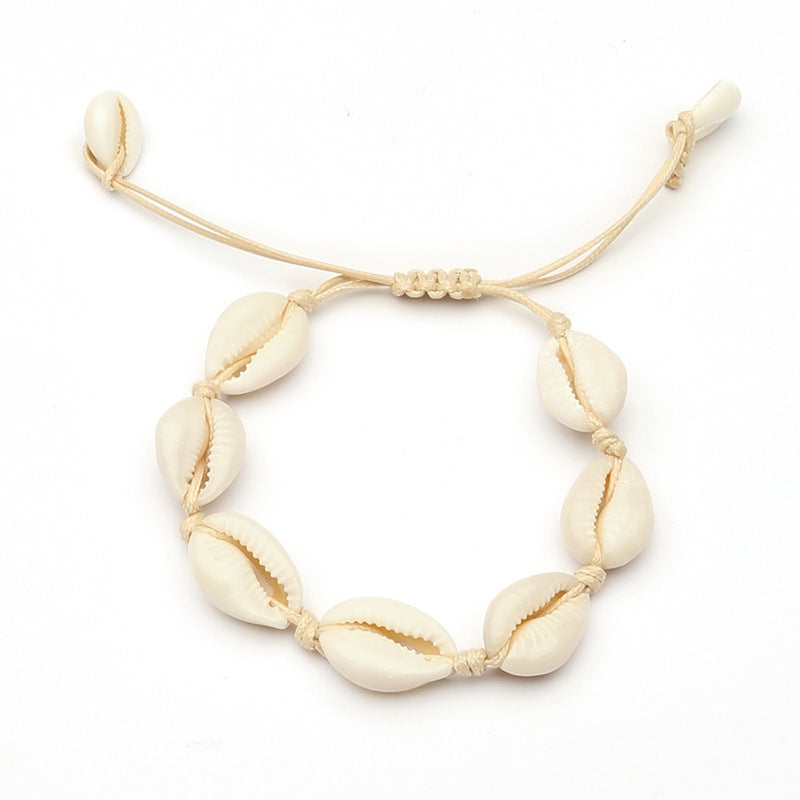 Jewelry Personality Creative Hawaii Love Casual Hand Decoration Seashell Jewelry Braided Bracelet