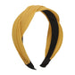 F3896 Fashion wide-brimmed hair accessories trend temperament simple cross non-slip solid color fabric headband
