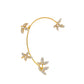 Mori Super Fairy Diamond Butterfly Ear Hanging Earbone Clip Fashion Temperament Niche Design No Pierced Ear Clip Versatile Earrings
