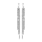 E1481 Baroque Tassel Long Earrings Capable Temperament Workplace Retro Niche Cold Temperament Earrings