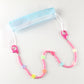 Ins jewelry explosive flower acrylic smiling face children anti-lost multi-purpose mask chain glasses chain