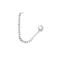 Jewelry creative metal star-shaped earrings national imitation pearl sequins tassel earrings nose clip