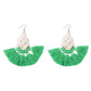 E954 Bohemia Rope Braided Tassel Earrings Creative Personality Ethnic Braided Stud Earrings