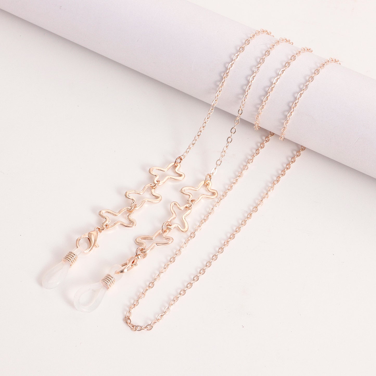 Jewelry Mask Chain Glasses Chain Metal Glasses Chain Geometric Mask Chain Accessories