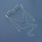 Jewelry Angel Wings Glasses Chain Temperament Ball Chain Mask Fixed Accessories