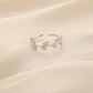 Fashion Simple Versatile Stainless Steel Ring Irregular Open Ring Ladies Ring Jewelry