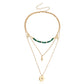 Jewelry Multi-layer Shining Star Pendant Necklace Women's Sweater Chain Personality Trendy Cool Versatile Necklace