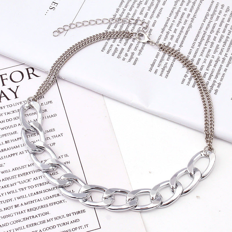 Jewelry niche design sense necklace trend ins cold collarbone neck necklace short necklace