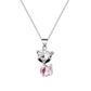 Simple and cold zircon pendant necklace fashion five-pointed star key cat clavicle chain niche design