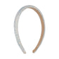 F4153TikTok simple fine edge texture fabric headband sponge sweet net red headband