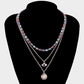 Jewelry fashion exaggerated trend eye necklace multi-layered with devil's eye pendant female necklace