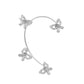 Mori Super Fairy Diamond Butterfly Ear Hanging Earbone Clip Fashion Temperament Niche Design No Pierced Ear Clip Versatile Earrings