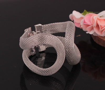 New Year Jewelry Fashion Exaggerated Irregular Hollow Graphic Metal Bracelet Bracelet