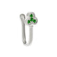 Punk metal hole-free nose nail ins exaggerated fashion copper U-shaped nose piercing jewelry female