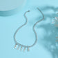 diy simple handmade alloy English word letter necklace hip-hop couple pendant short chain men and women