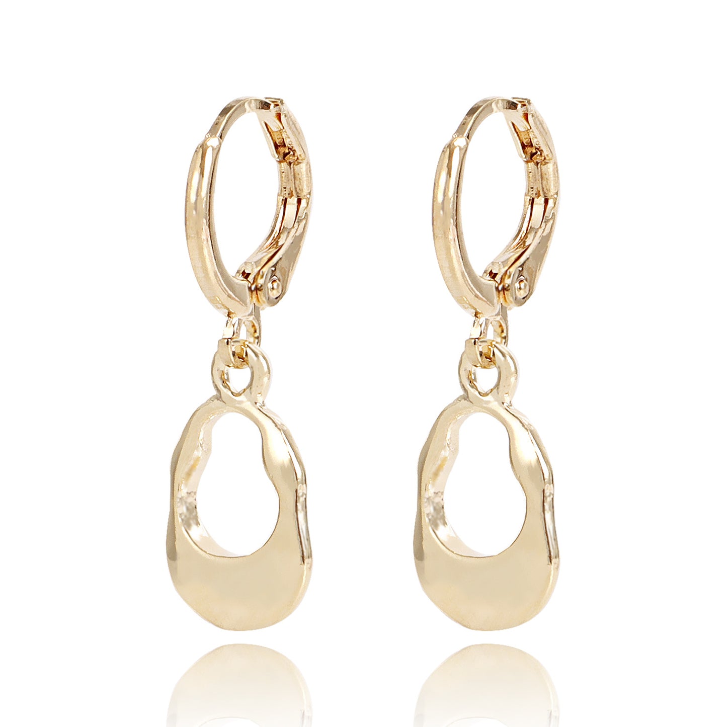 Jewelry ins hot girl geometric planet love pendant earrings female earrings high quality