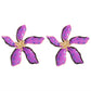 E1165 Fashion Alloy Drip Oil Flower Polka Dot Earrings Spring Summer Temperament Colorful Sweet Earrings