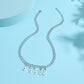 diy simple handmade alloy English word letter necklace hip-hop couple pendant short chain men and women