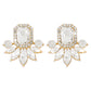 1925 Jewelry Simple Geometric Rhinestone Palace Retro Earrings Fashion Personality Earrings