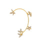 Mori Super Fairy Diamond Butterfly Ear Hanging Earbone Clip Fashion Temperament Niche Design No Pierced Ear Clip Versatile Earrings