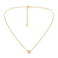 Fashion full of diamond love letter small necklace diamond personality simple temperament elegant trend clavicle chain