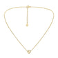 Fashion full of diamond love letter small necklace diamond personality simple temperament elegant trend clavicle chain