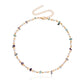 Jewelry Personality Simple Color Turquoise Pendant Necklace Female Fashion Street Shooting Beautiful Necklace