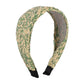 F499 pastoral raffia headband leisure vacation geometric fashion headband contrast color fresh hair accessories