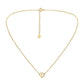 Fashion full of diamond love letter small necklace diamond personality simple temperament elegant trend clavicle chain
