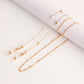 Accessories Mask Chain Glasses Chain Devil Eye Mask Chain Imitation Pearl Metal Glasses Chain