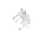 Retro temperament no ear piercing flower tassel ear bone clip female small crowd simple and irregular leaves branches and tendrils ear hanging