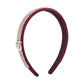 F3621 Simple Rhinestone Headband Women Retro Trendy Candy Color Hair Accessories Creative Claw Chain Hong Kong Headband Women