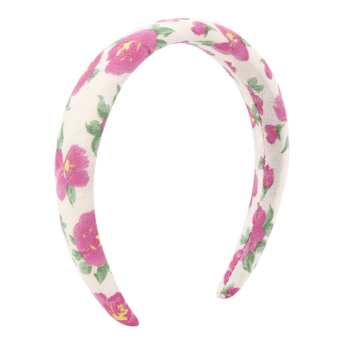 F523 Small Fresh Printed Sponge Headband Sweet Girl Heart High Temperament Simple Fashion Headband