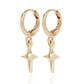 Jewelry ins hot girl multi-element bee geometric pendant earrings female earrings high-end ladies