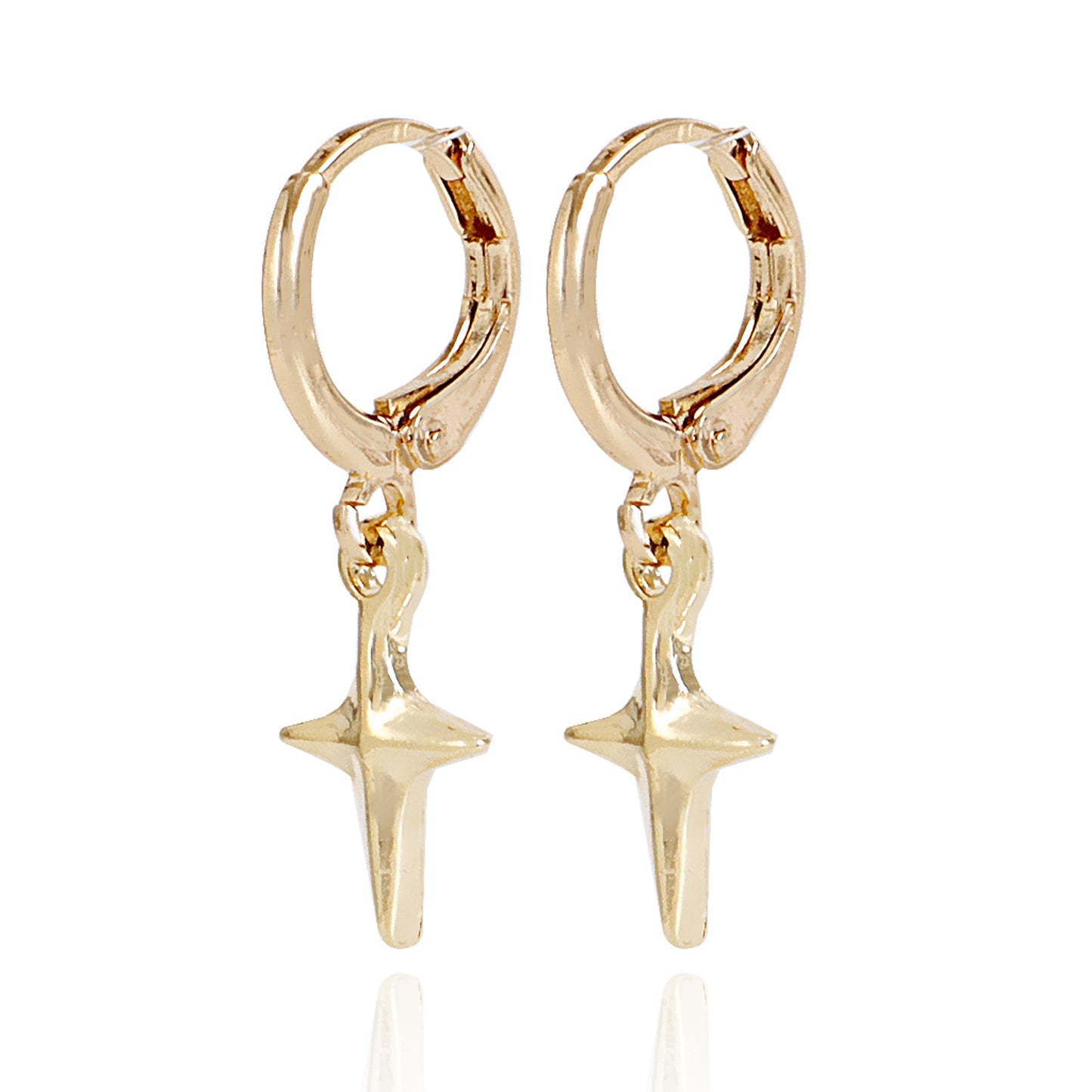 Jewelry ins hot girl multi-element bee geometric pendant earrings female earrings high-end ladies
