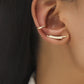 Simple Star Small Diamond Ear Clip Leaf Flower Sun Flower Geometric Pearl Zircon No Pierced Ear Stud Set