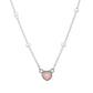 Ins Love Pearl Necklace Female Fashion Niche Peach Heart Pendant Clavicle Chain Sweet Simple Necklace