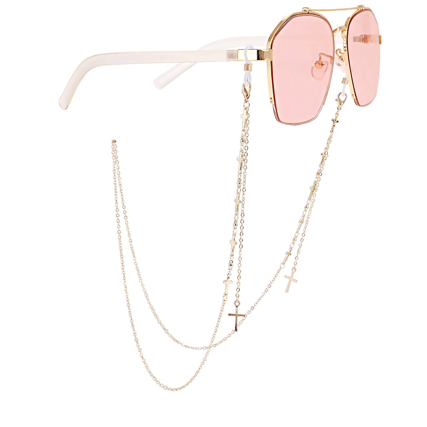 Jewelry acrylic glasses chain hanging chain glasses chain high sense mask chain ins mask chain