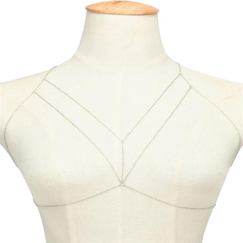 Jewelry simple street style clothing geometric sexy body chain