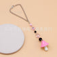 Fashion cartoon resin color small mushroom creative key chain men and women car bag key chain pendant