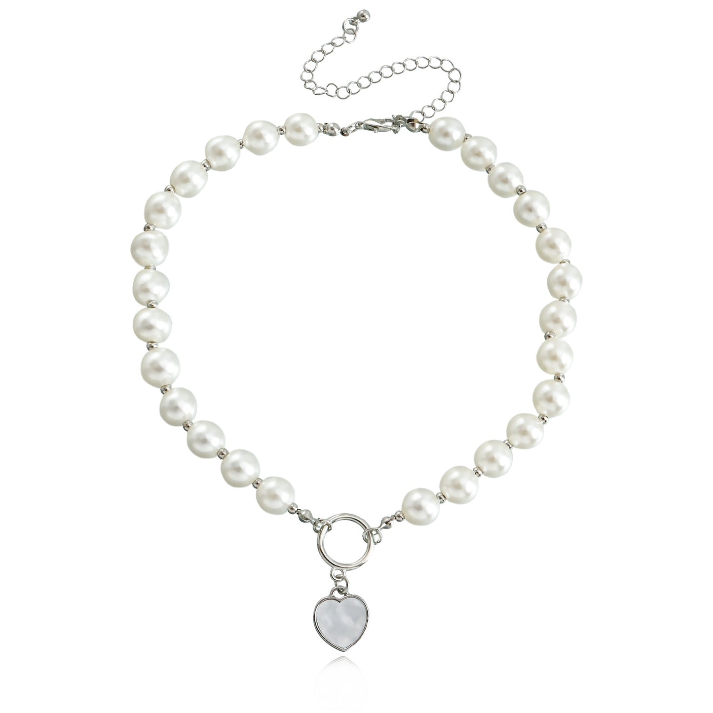 Jewelry INS cross love mother-of-pearl necklace necklace female sweater chain trendy matching accessories