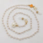 Simple four-leaf clover pearl glasses chain mask chain hanging chain non-slip anti-glasses sunglasses decorative pendant
