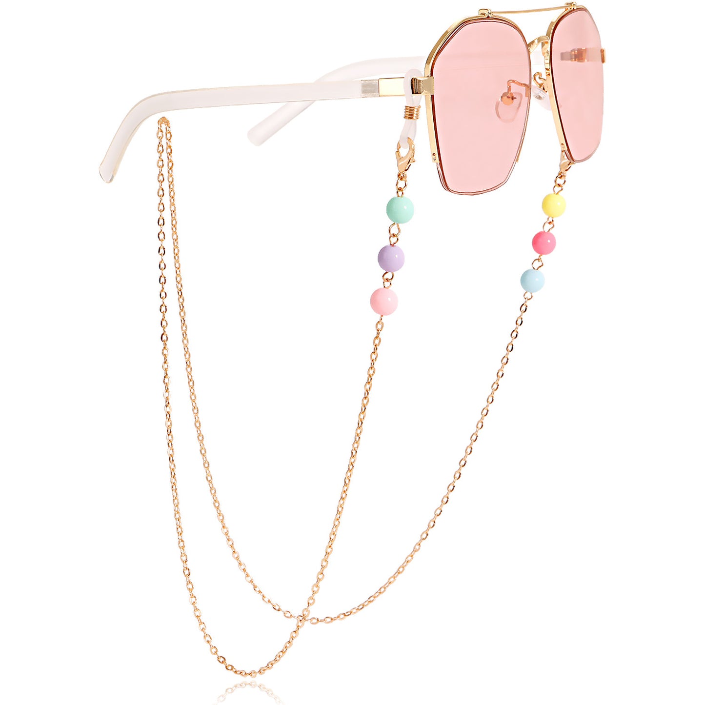 Glasses chain mask hanging chain simple colorful glasses hanging chain fashion sunglasses hanging chain