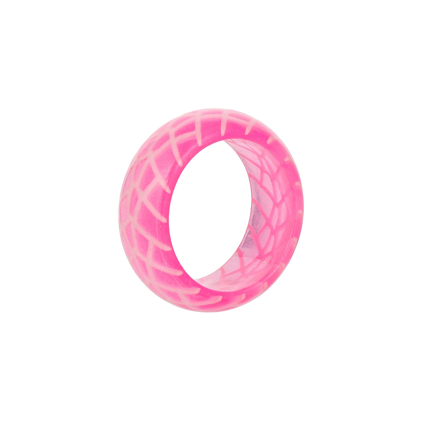 Explosive retro fashion tire pattern Mori resin luminous ring