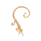 Retro punk elf flying dragon ear hanging single creative metal cat bat without hole ear bone clip