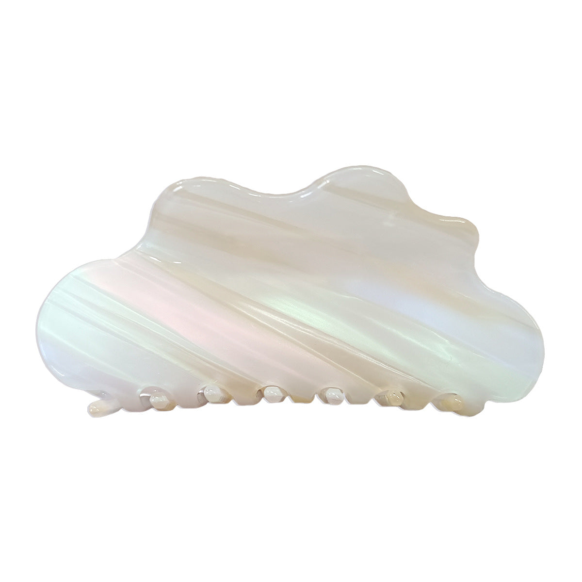 F4133 Acetic Acid Sheet Fashion Shark Clip Gradient Color Youth Fashion Dazzling Medium Size Hair Clamp Female