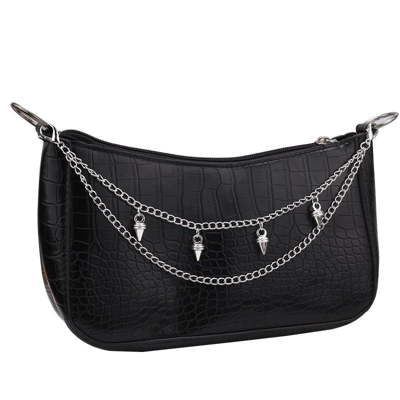Jewelry Fashion Trend Bag Chain Versatile Bag Shoulder Strap Metal Single Shoulder Strap Bag Accessories