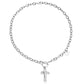 Niche design high-end splicing chain imitation mother-of-pearl pendant necklace female cold OT buckle pearl necklace
