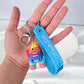 Toy Story cartoon key chain monster pendant car key pendant rainbow sun polymer clay bag chain